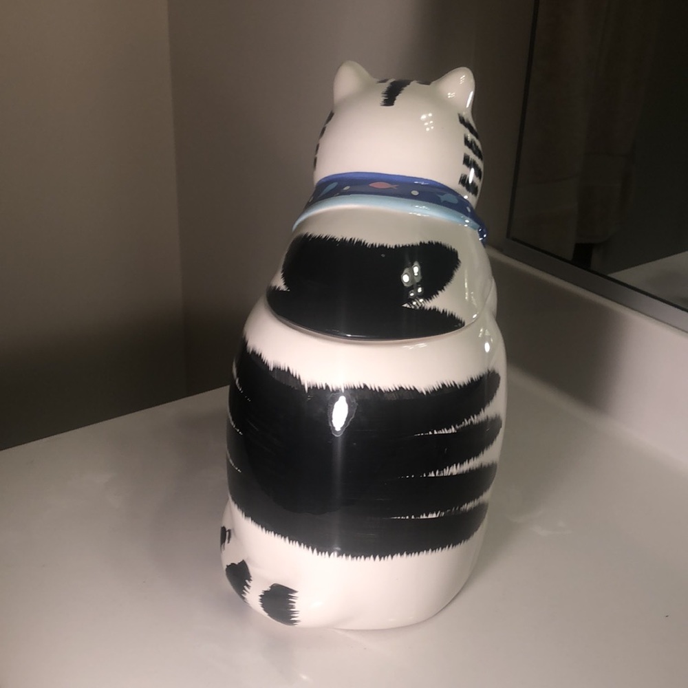 Vintage Coco Dowling 1990 cat cookie jar - Picture 5 of 12